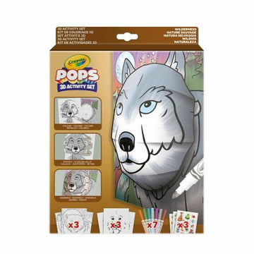 Dibujos para pintar Crayola 3D Color Pops Mystical Naturaleza