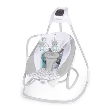 Mecedora Ingenuity 2-in-1 Swing Lounger - Raylan Gris Blanco