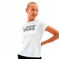 Camiseta de Manga Corta Mujer Vans Flying Blanco