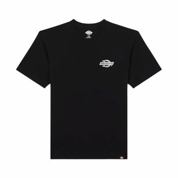 Camiseta de Manga Corta Hombre Dickies Wood Logo Negro