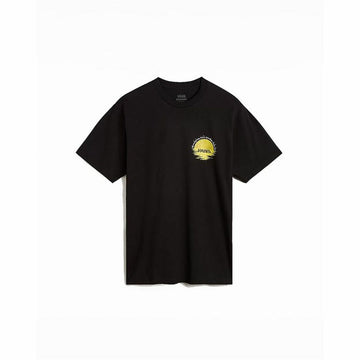 Camiseta de Manga Corta Hombre Vans Moonlighting Ss Crew Negro