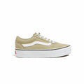 Zapatillas Casual de Mujer Vans Ward Platform Cnvs Elm Beige Marrón claro