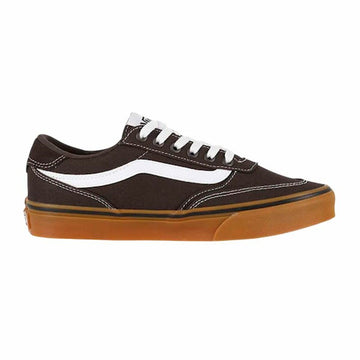 Zapatillas Deportivas Hombre Vans Brooklyn Ls Cgum Turki Rojo Oscuro
