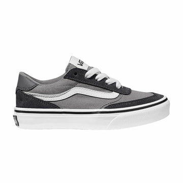 Zapatillas Deportivas Infantiles Vans Brooklyn Ls Tonl Negro