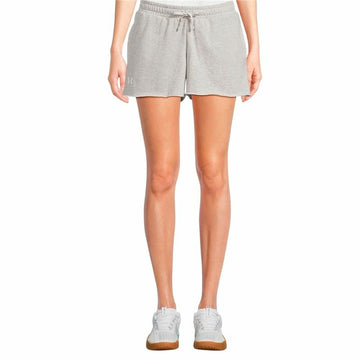 Pantalones Cortos de Mujer Under Armour Rival Terry Short Gris