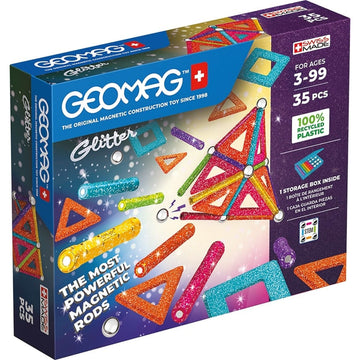 Playset Geomag Glitter (35 Piezas)