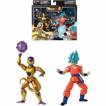 Figuras de Acción Dragon Ball Super Dragon Stars: Golden Frieza vs Super Saiyan Blue Goku 17 cm