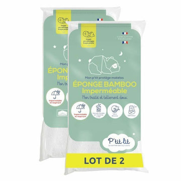 Protector de Cuna P'TIT LIT 70 x 140 cm Blanco 25 Piezas (25 Unidades)