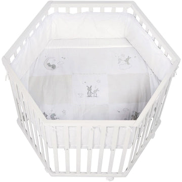 Parque de juegos ROBA Fox & Bunny Blanco Gris 66 X 19 X 70 CM