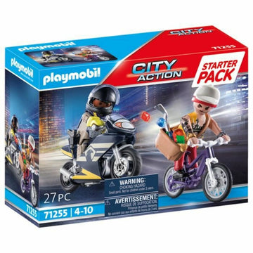 Playset de Vehículos   Playmobil City Action - Agent and Thief 71255         27 Piezas