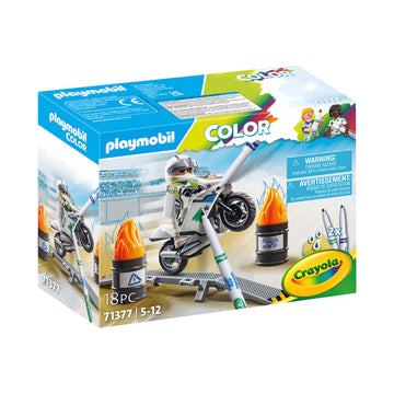 Playset Playmobil Color Moto 18 Piezas