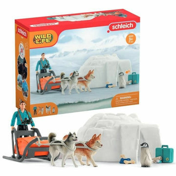 Playset Schleich 42558 Wild Life Antarctica Expedition Set 16 Piezas 19 piezas