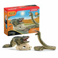 Playset Schleich Alligator/Anaconda Duel Set 4 Piezas