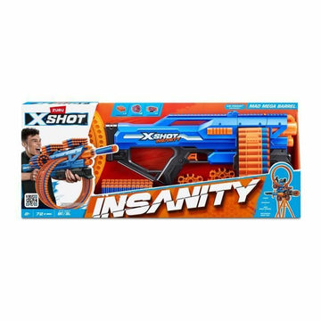 Pistola de Dardos Zuru XSHOT Insanity Mad Mega Barrel