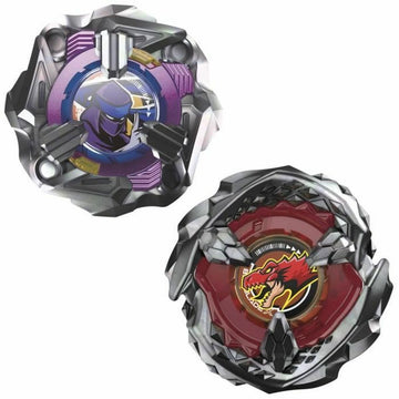 Juego de habilidad Hasbro Beat Tyranno 4-70Q y Knife Shinobi 4-80HN 2 Piezas 2 Unidades