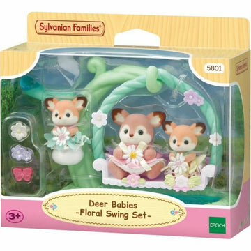 Figura Articulada Sylvanian Families Ciervo bebé y columpio Animales