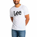 Camiseta de Manga Corta Hombre Lee Wobbly Logo 2XL