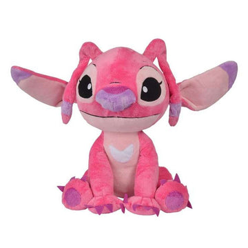 Peluche Stitch Angel Rosa Plástico 50 cm