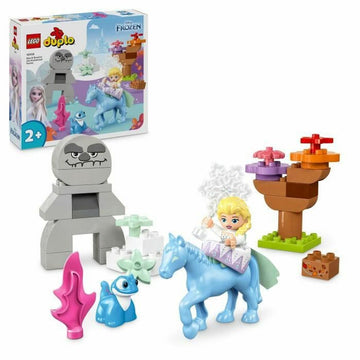 Juego de Construcción Lego DUPLO Disney 10418 Elsa and Bruni in the Enchanted Forest Multicolor