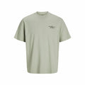 Camiseta de Manga Corta Hombre Jack & Jones Jprblachad Brandingw Neck