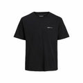 Camiseta de Manga Corta Hombre Jack & Jones Jorvarenna Painted Negro