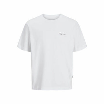 Camiseta de Manga Corta Hombre Jack & Jones Jorvarenna Painted Blanco
