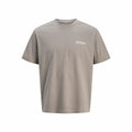 Camiseta de Manga Corta Hombre Jack & Jones Jcodynamic Dust Ss Crew Neck Marrón claro
