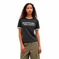 Camiseta de Manga Corta Mujer Jack & Jones Jxperle Reg Fit Negro