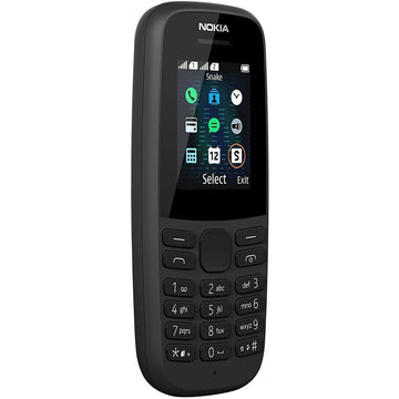 Teléfono Móvil Nokia 105 2019 1,77" 2 GB Negro