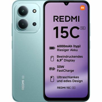 Smartphone Xiaomi Redmi 15C Octa Core 4 GB RAM 128 GB Verde 6,9"