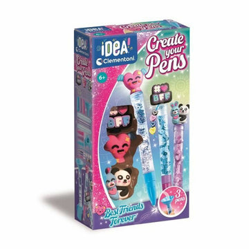 Juego de Manualidades Clementoni Create your Pens Best Friends