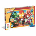 Puzzle Clementoni Maxi - Iron Man and his awesome friends 62 x 42 cm 104 Piezas