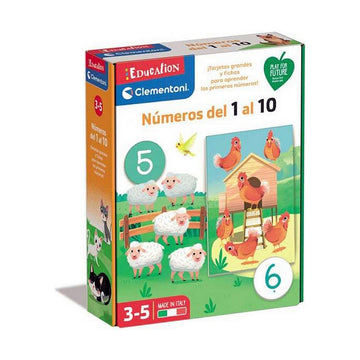 Juego Educativo Clementoni Aprende los Números del 1 al 10 (ES)