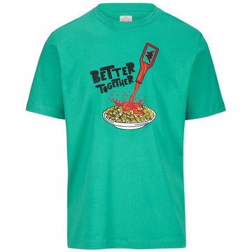 Camiseta de Manga Corta Hombre Kappa Glesto Tbar Azul