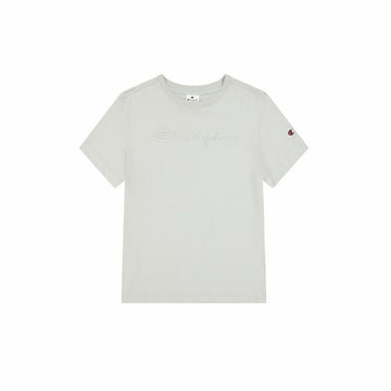 Camiseta de Manga Corta Mujer Champion Champion SS Azul Verde