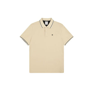 Polo de Manga Corta Hombre Champion Beige