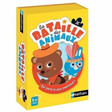 Juego de Cartas Nathan La Batille des animaux