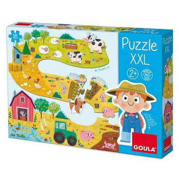 Puzzle Baby Granja XXL Goula 53176 (17 pcs)
