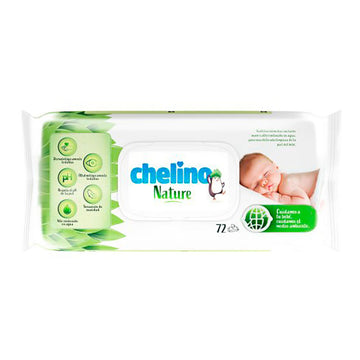 Toallitas Húmedas Chelino Nature (72 Unidades)