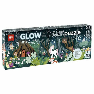 Puzzle Apli  Glow In The Dark  200 Piezas