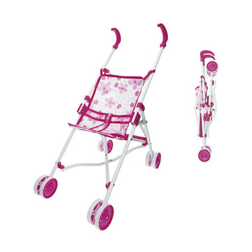Carrito para Muñecas Reig Plegable Rosa 25,5 x 41,5 x 55,5 cm