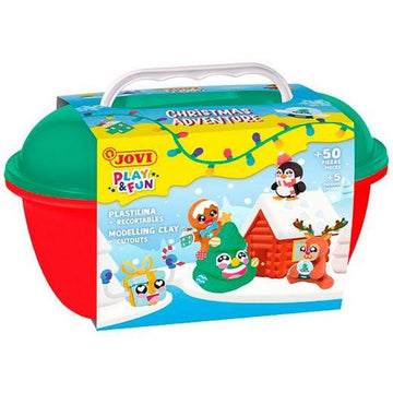Juego de Plastilina Jovi PLAY&FUN Christmas Adventure Multicolor