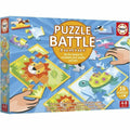 Puzzle Educa Battle Jr Animales 144 Piezas