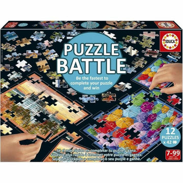 Puzzle Educa Battle Travel 42 Piezas (12 Unidades)