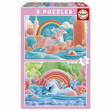 Puzzle Educa Magic Unicorns (2 Unidades)