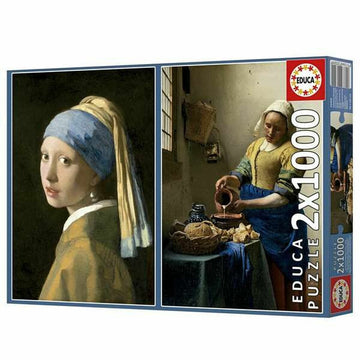 Puzzle Educa Vermeer (2 Unidades)