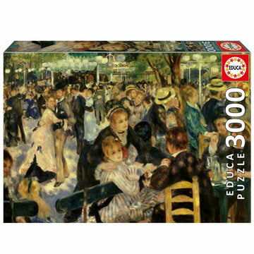 Puzzle Educa Baile en el Moulin De La Galette 3000 Piezas
