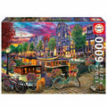Puzzle Educa Bicicletas en Ámsterdam 6000 Piezas
