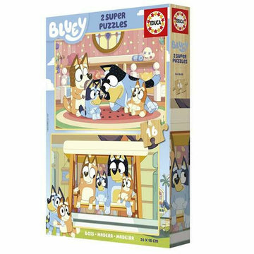 Set de 2 Puzzles Educa Bluey (2 Unidades)