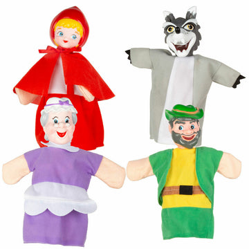 Marioneta de Peluche Colorbaby Caperucita Roja